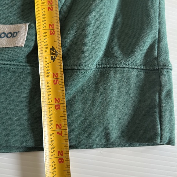 Life is Good green campfire, dog, guitar mountain scene hoodie.  Men’s  large - Picture 8 of 11